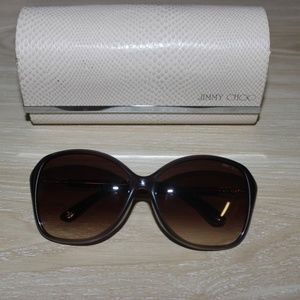Jimmy Choo Tina Brown Opal Sunglasses